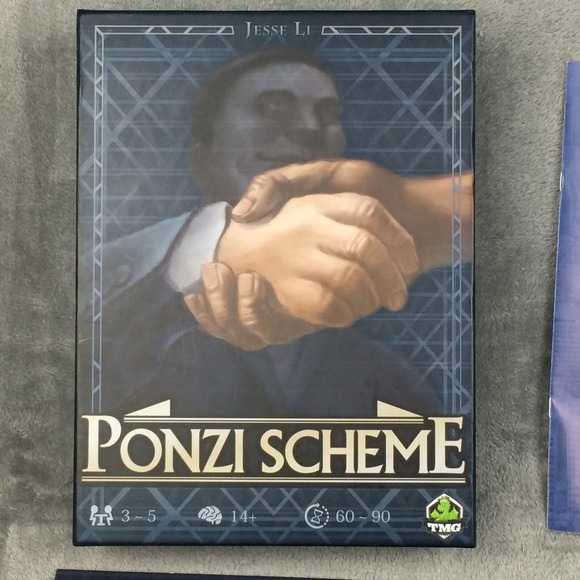 Ponzi Scheme Board Game TMG Tasty Minstrel Games OOP - Picture 2 of 10